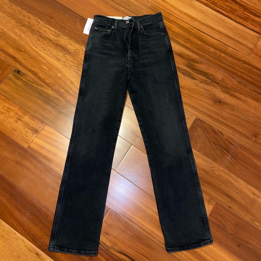 AGOLDE pinch waist high rise kick